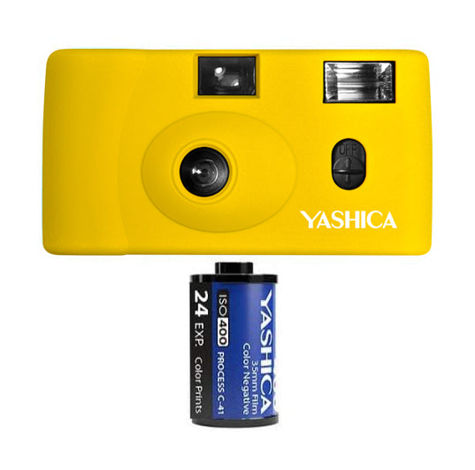 Yellow YASHICA MF-1 Snapshot Art Camera – YashicaUSA